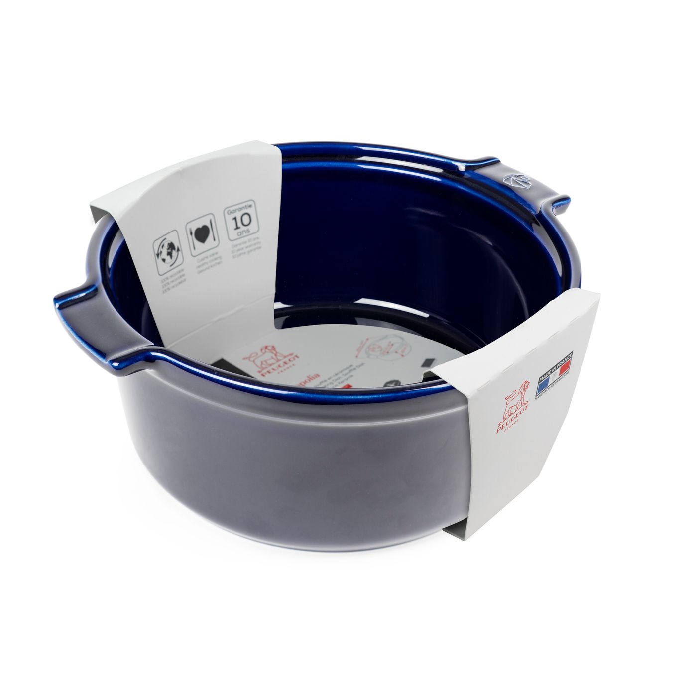 Moule à soufflé bleu 22 cm
